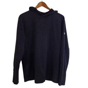 Kuhl Alloy Hoody Shirt XL Men Gray Base Layer Outdoors Gorpcore Hiking 3125